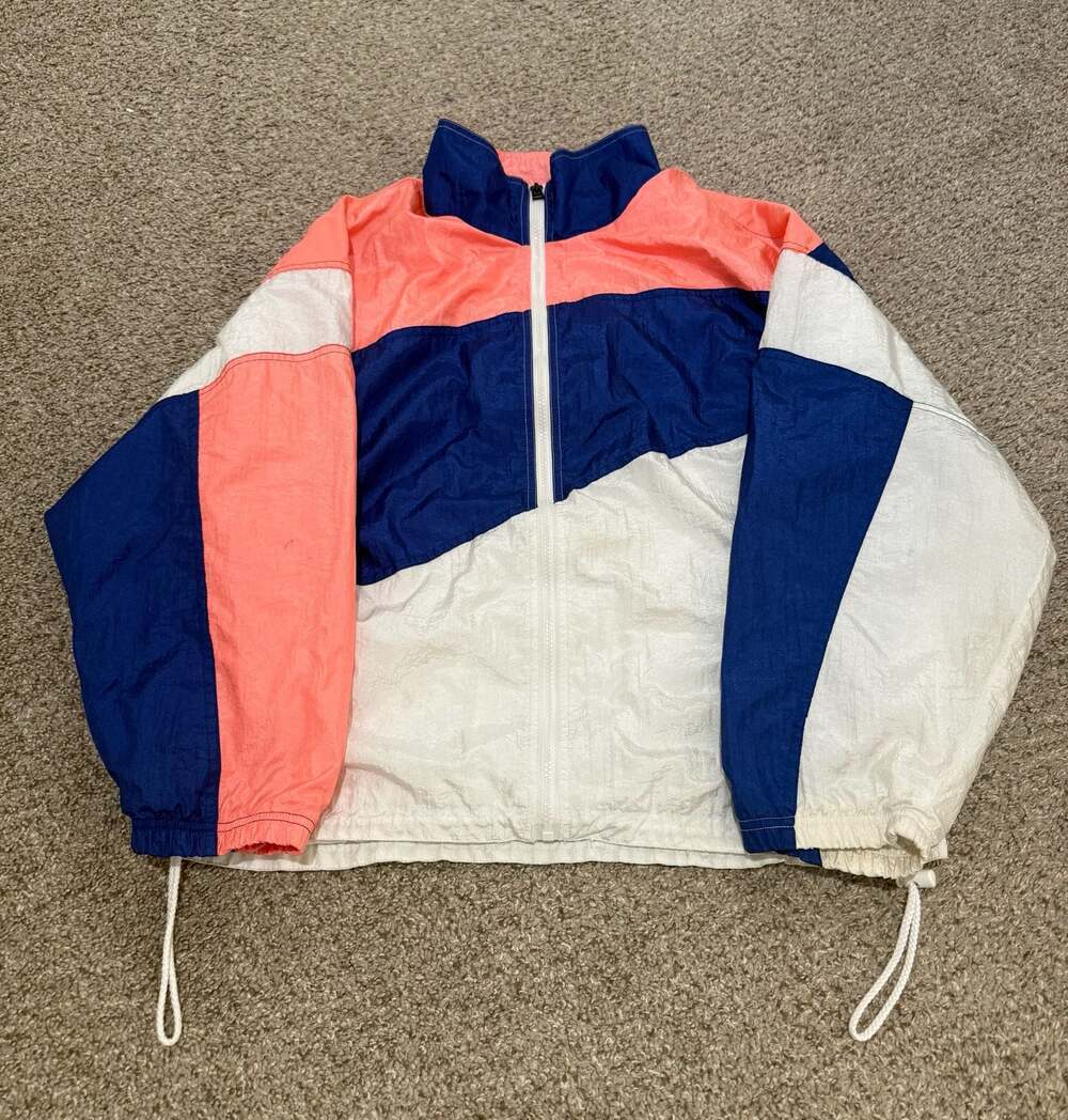 Vintage Pro Spirit Colorblock Windbreaker Jacket Size M